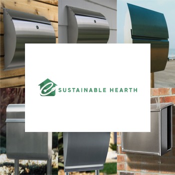 Sustainable Hearth - Modern Stainless Steel Mailboxes